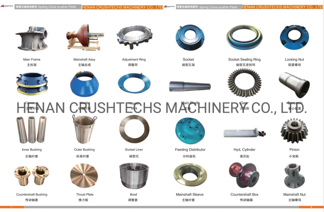 Mining Copper Iron Ore Stone Crushing Machine Full Hydraulic Symons Cone Crusher